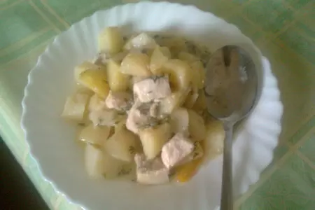 Курица с картошкой