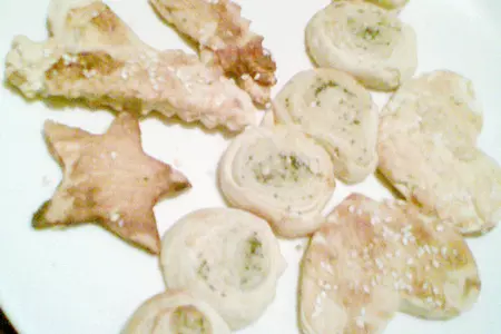 Сладкие сырные рулетики с кунжутом