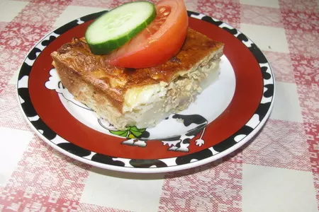 Макаронно-фасолевая запеканка