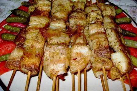 "шашлык из рыбы" в духовочке )))