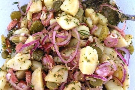 Фото к рецепту: Немецкий картофельный салат