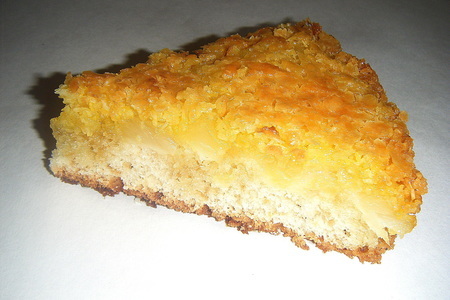 Ананасовый пирог с кокосовой карамелью