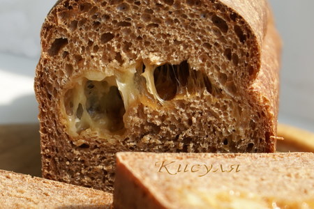 Хлеб кукурузный с сыром (закваска на основе индийского морского риса)