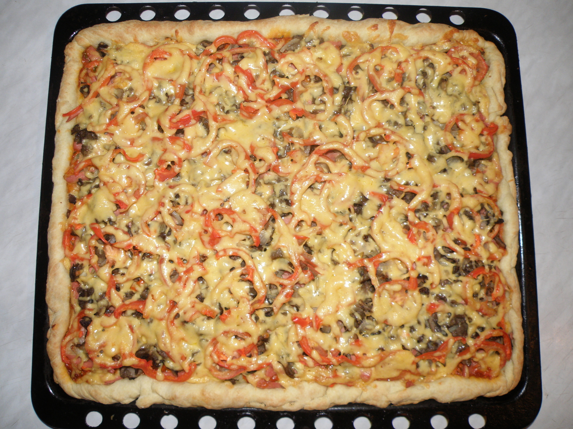 пицца грибная рецепт в домашних условиях в духовке пошаговый фото 56