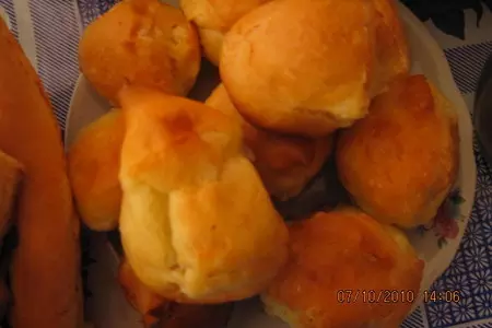 Профитроли сырные и грибные