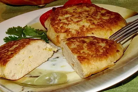 Рыбные котлеты с тыквой