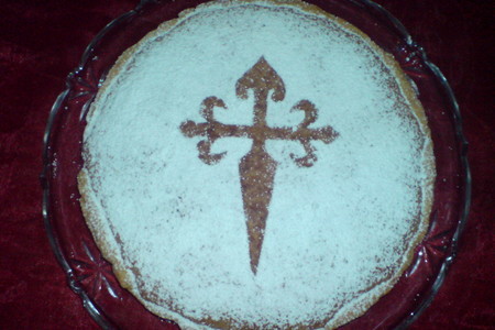 Миндальный торт из галисии (испания)  "tarta de santiago"