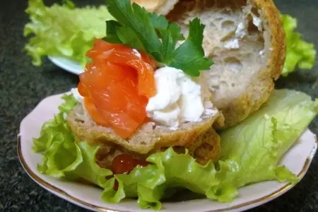 Заварные ржаные  булочки  -  вкусная закуска с вашей любимой начинкой