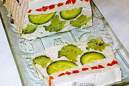 Диетический террин из птицы с овощами