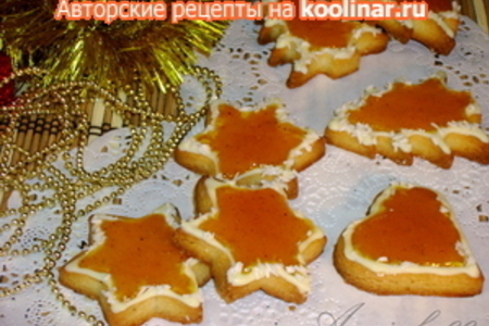 Апельсиновое  печенье