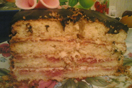 Торт бисквитный