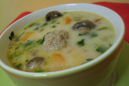 Овощной суп с тефтельками