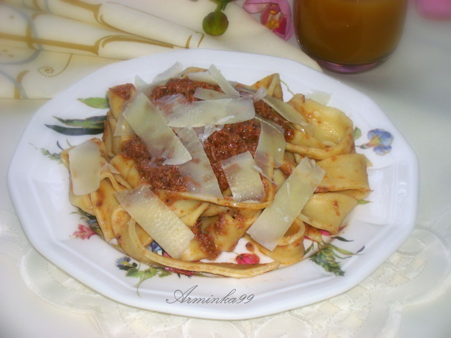 Папарделле с тыквой