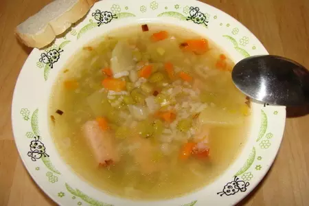 Гороховый супчик "зелёненький"