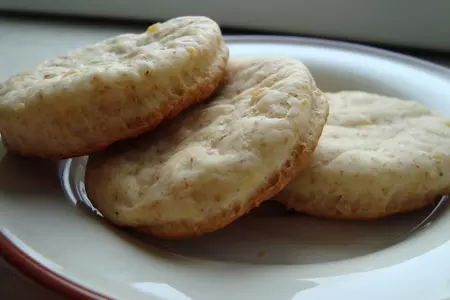 Творожное печенье с сыром