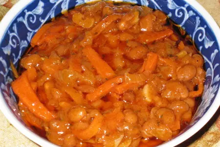 Фасоливая сказка ( полусоус-полугорнир)