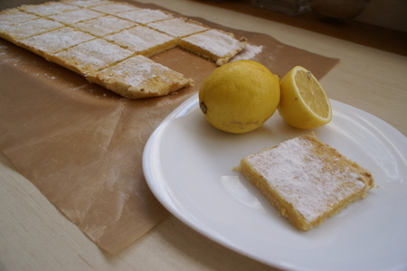 Lemon bars (лимонные пирожные) :s