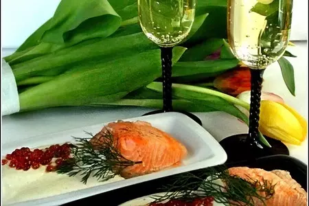 Форель под  "царским"соусом