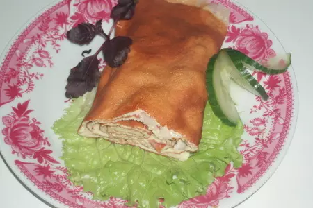 Омлет "сакура в цвету)))" по нашему)))