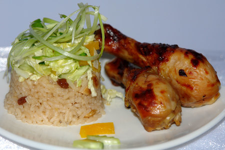 Курица по-китайски с рисом по-мароккански