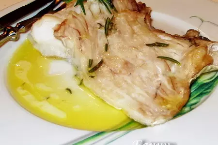 Треска с розмариновым соусом