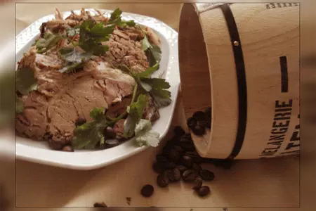 Кофеманское мясо в "лучших традициях" молекулярной кухни