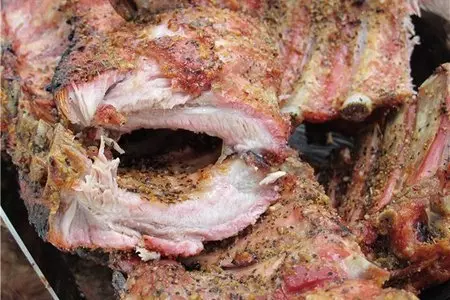 Рёбра свиные  в bbq !!!