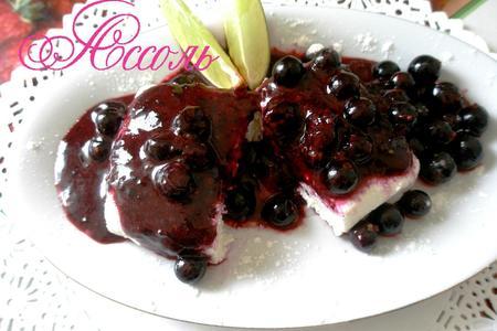 Десерт из смородины и черники "вlueberry"
