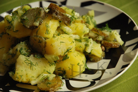 Картофельный салат с каперсами