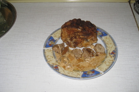 Фото к рецепту: Курица с грибами