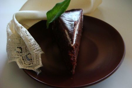 Торт "шоколадно-малиновый нокаут"