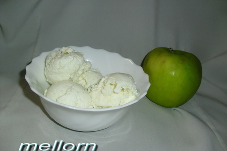 Творожно-яблочное мороженое