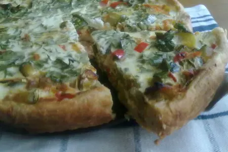 Пирог с кабачками "здравствуй, август!"