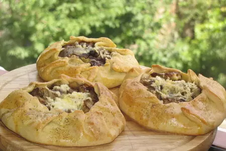 Мини галеты с баклажанами(дуэль)