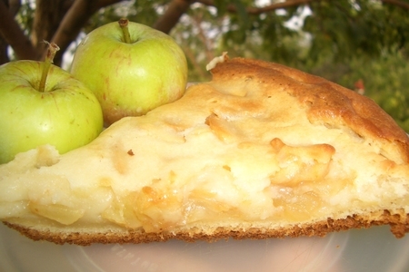 Фото к рецепту: Пирог "яблочная нежность "