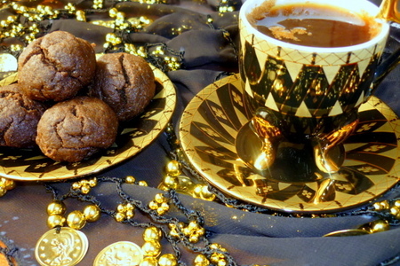 Шоколадное влажное печенье (islak kakaolu kurabiye)