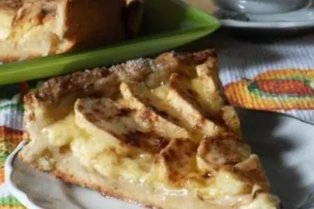 Яблочный пирог с сыром