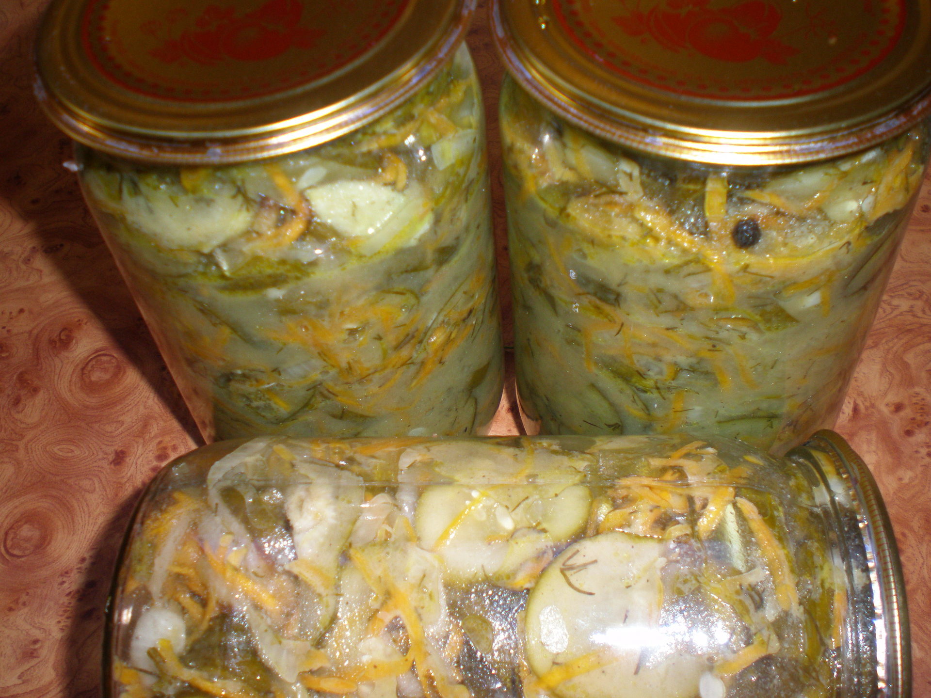 Огурцы консервированные в горчице