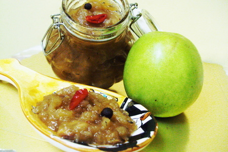 Фото к рецепту: Яблочный джем, почти чатни