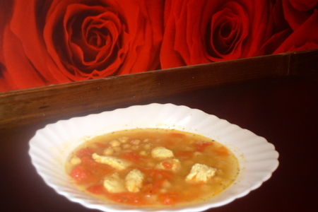 Фото к рецепту: Суп а-ля масала (с нутом)