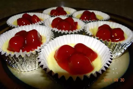 Черри чиз капкэйки