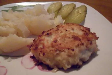 Рыбные котлеты с сыром