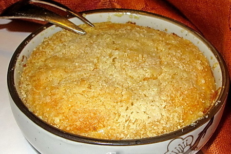Запеканка из тыквы с миндалем ( uova zuccate)
