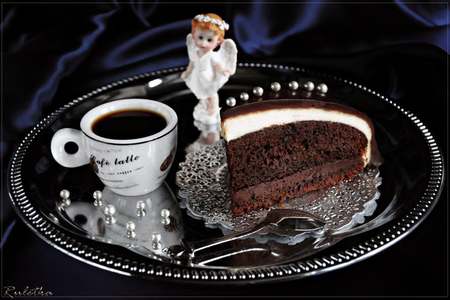 Шоколадно-кофейный торт.