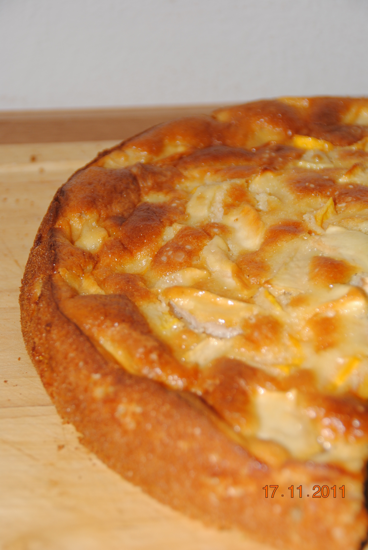 Шарлотка с тыквой (кабачками)