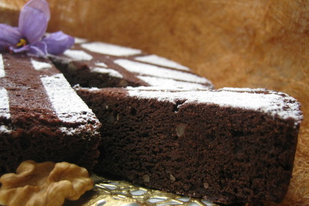 Шоколадный пирог.
