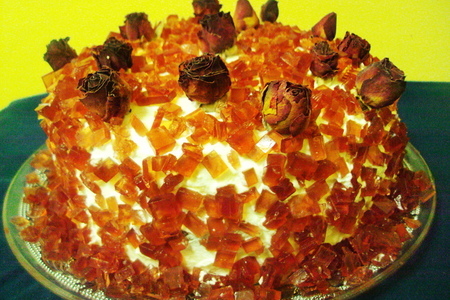 Фото к рецепту: Торт "шапка мономаха".