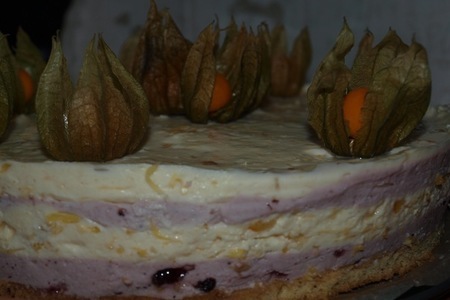 Торт с ягодно-цитрусовой нотой