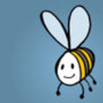 happy bee